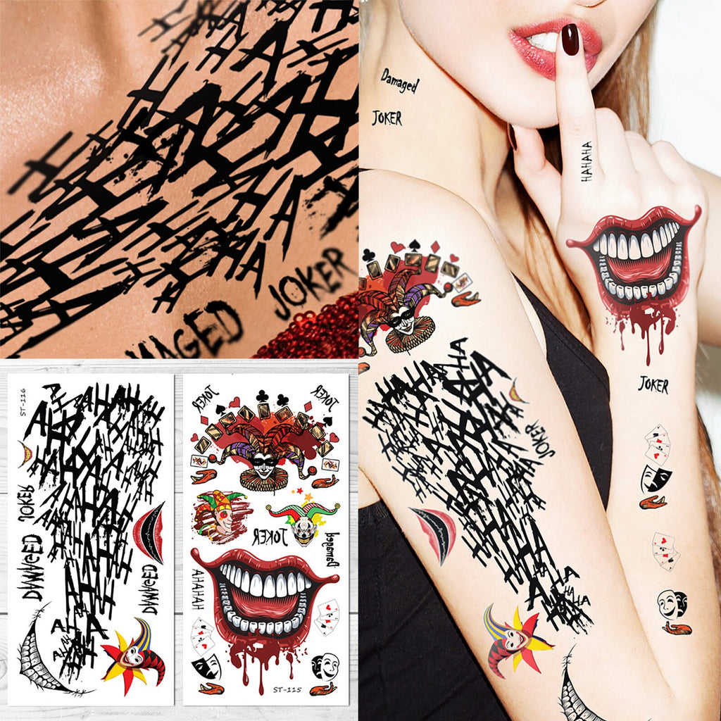 Get Joker & Harley Quinn Tattoos for Halloween