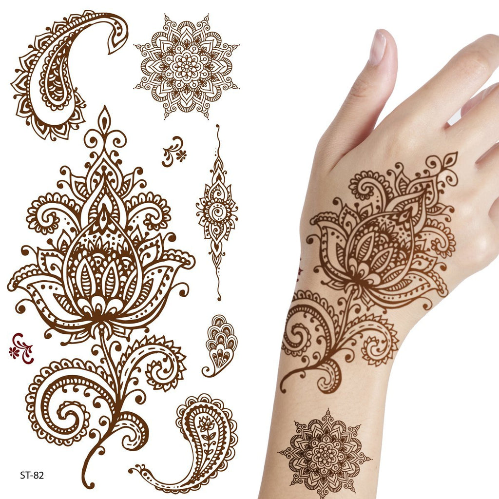 Supperb Temporary Tattoos - Inspired Henna ST-82