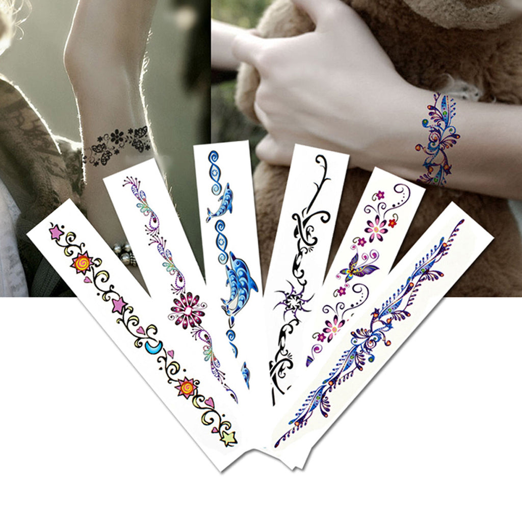 Supperb® Elegant Bracelet Temporary Tattoos, Beautiful Jewelry Tattoos Set