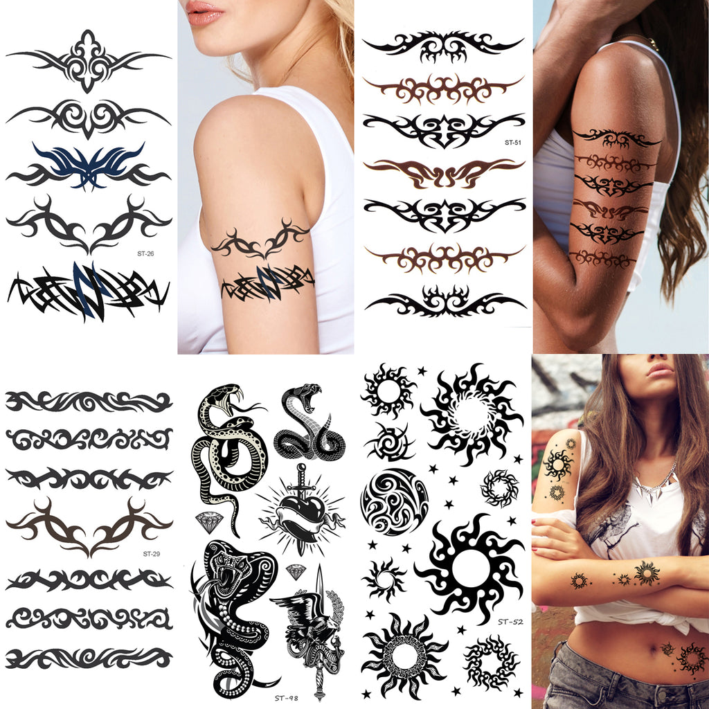 Supperb® Mix Tribal Temporary Tattoos / 5 Pack