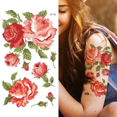 Supperb® Temporary Tattoos - Rose Blooming