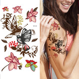 Supperb® Temporary Tattoos - Mayflowers & Birds Temporary Tattoo