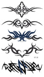 Supperb® Temporary Tattoos Art Sticker - Tribal Swirls Temporary Tattoo St-26