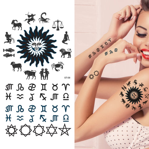 Supperb® Temporary Tattoos - Zodiac