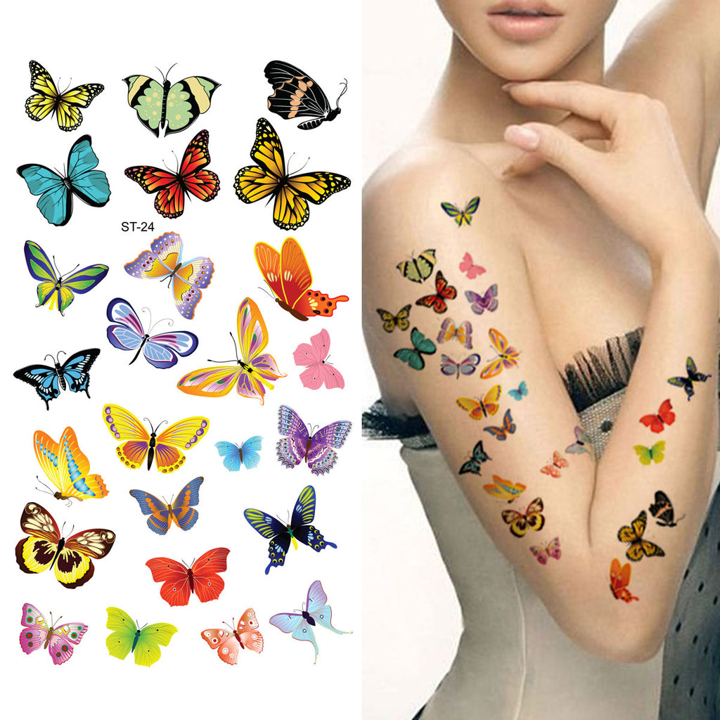 Supperb® Temporary Tattoos - Lots of Butterflies