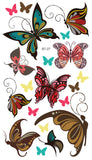 Supperb® Temporary Tattoos - Cute Butterfly Tattoos