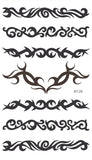 Supperb® Temporary Tattoos Art Sticker - Tribal Swirls Temporary Tattoo St-29