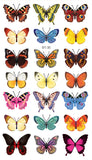 Supperb® Temporary Tattoos - 21 Butterflies