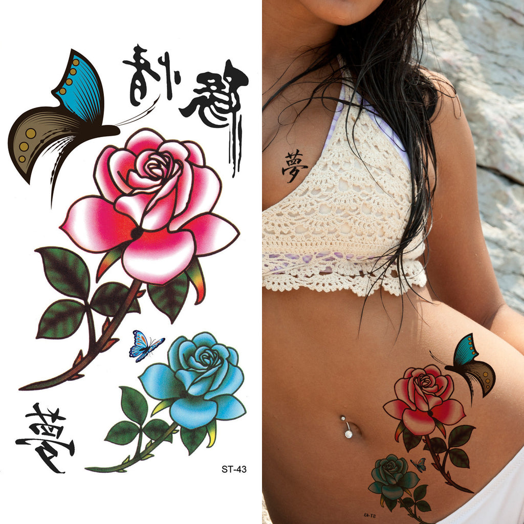 Supperb® Temporary Tattoos - Rose in Deam