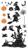 Supperb® Temporary Tattoos - Witch, Ghost, Pumpkin Halloween Tattoos