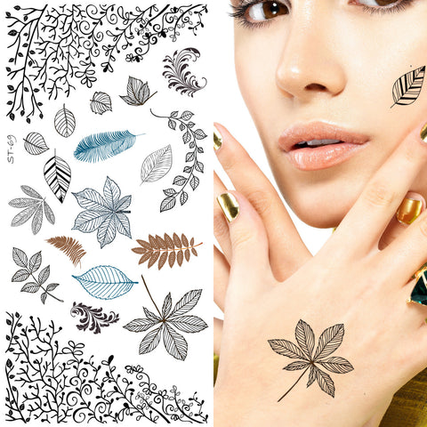 Supperb® Temporary Tattoos - Leaves