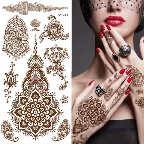 Supperb Temporary Tattoos - Inspired Henna II ST-91