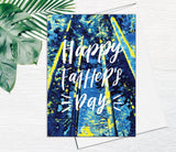 Happy Father's Day Fine Art Greeting Card Friendship Big Trees Forest Fathers Day Card Father Card