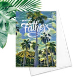 Happy Father's Day Fine Art Greeting Card Friendship Big Trees Forest Hawaii Beach Palm Trees Fathers Day Card Father Card Father's Day Gift