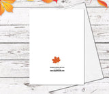 Supperb Happy Thanksgiving Cards Set - Fall Maple leaves Rock Autumn Thanksgiving Card Thanksgiving Gift Handmade Greeting Card (Set of 4)